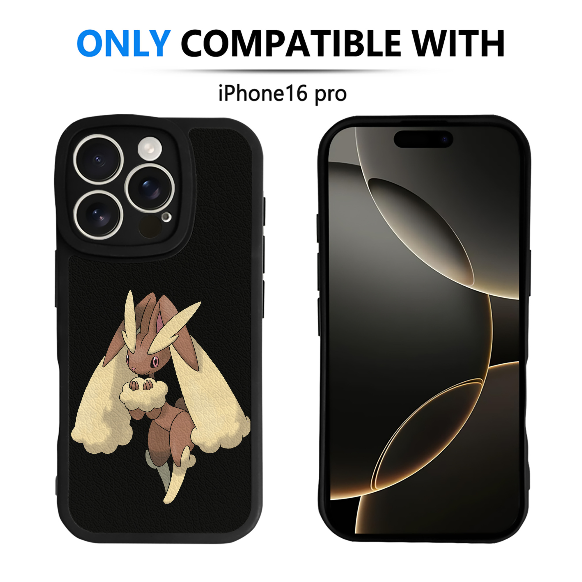 （画像用） ポケットモンスター Pokémon 【iPhone 16シリーズ対応】シリコンスマホケース（レザー調） 材質：シリコン